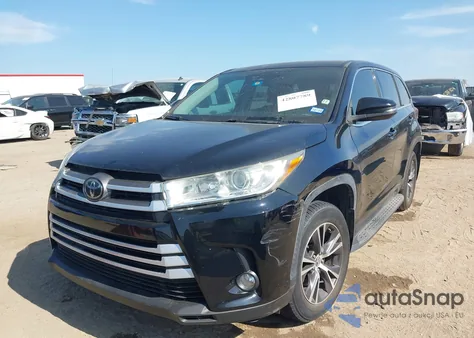 2018 Toyota Highlander Le Plus из США, поврежденный, VIN 5TDZZRFH5JS282679